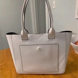 Banana Republic White Leather East-West Tote
